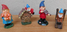 Miniature Garden Ceramic Gnomes Figurines Set of 4Household Décor picture