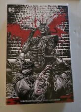 THE BATMAN WHO LAUGHS #2 MICO SUAYAN MINIMAL TRADE SKETCH B&W VARIANT COMIC DC picture
