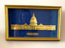 Framed 3D Metal Art of United States Capitol picture