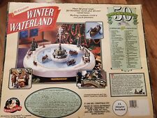 Vtg 1996 Mr. Christmas Winter Waterland Water Fountain Pond Decoration picture