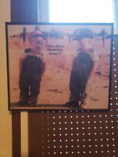 Vintage Osh-Kosh Overalls Framed Picture Farming picture
