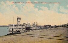  Postcard The Wharf US Life Saving Station Foreground Louisville KY  picture