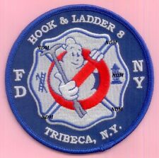 New York City Fire Dept Ladder 8 Patch Tribeca Ghostbusters Round picture