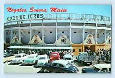 Plaza de Toros Drive Inn Bull Ring Bullfight Nogales Sonora Mexico Postcard C6 picture