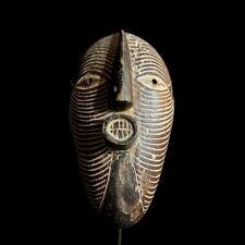 African Face Mask African Hand Carved Wall Hanging Songye mask-G1175 picture