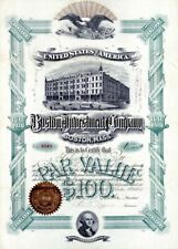 Boston Investment Co. - Stock Certificate - Investment Stocks and Bonds picture