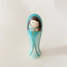 Usaburo Japanese Kokeshi Doll 7.5 H Virgin Mary Christmas Seibomaria JP limited picture