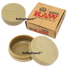 BUY TWO X RAW Magnetic Storage Pocket Jars With Silicone Insert Screw Top Lid picture