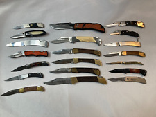 Lot of 20 single blade folding pocket knives (B) picture