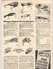 1953 PAPER AD Arnold Hopalong Fishing Lure Whopper Stopper Moby Dick Mitchell picture