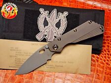 DUANE DWYER CUSTOM SMF CHAD NICHOLAS DAMASCUS TANTO CHISEL GRIND BLADE FULL Ti picture