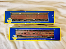 Lot Of 2 AHM HO SCALE PENNSYLVANIA Railroad Cars Post Office / Catawissa Rapids picture