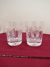 Waterford Crystal Millennium Series Double Old Fashioned Whisky Glass 2 MATCHING picture