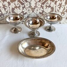 Detroit Vintage Recess Club Silver Soldered Bowls Dish International Silver Co picture