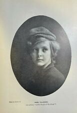 1899 Vintage Magazine Illustration Actress Mabel Taliaferro picture