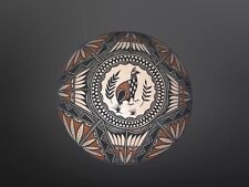 Acoma Pueblo Pottery Seed Pot Signed Marie Vallo & Westly Begaye - 7.5” Wide picture