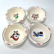 Vintage 1995 Kellogg's Froot Loops Collectible Cereal Bowls (Lot of 4) picture