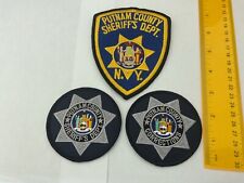 Putnam County Sheriff’s, Corrections N.Y.  collectors patch set 3 pieces picture