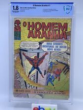 O Homem Aranha #1 April 1969 CBCS 1.8 Brazilian Amazing Spider-Man Rare graded picture