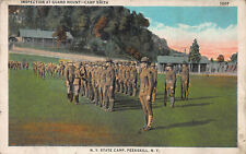 Inspection at Guard Mount, Camp Smith, Peekskill, N.Y., Early Postcard, Used  picture