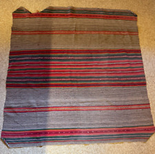 Kilim textile weave antique Bolivian ? Peruvian c 1950 48.5 in square picture