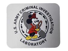 U.S. Army Criminal Investigation Laboratory Mickey Detective Disney Mouse Pad picture