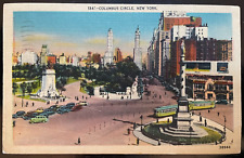 Vintage Postcard 1946 Columbus Circle, New York City, New York (NY) picture
