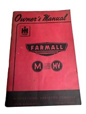 Original International Harvester Farmall M And MV Tractors  Owner's Manual picture