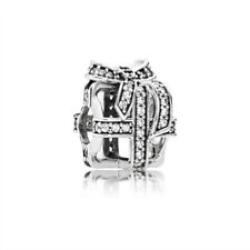 New Pandora All Wrapped Up Gift Box Clear CZ Sparkling Charm Bead w/pouch picture