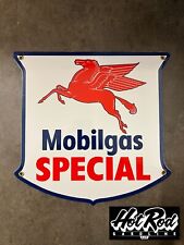 MOBIL Mobilgas Special Shield Porcelain Sign picture