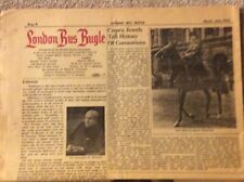 1952 LONDON BUGLE,QUEEN ELIZABETH II,INAUGURATION,8 full pages of 50’s HISTORY picture