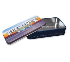 New Elements Rolling Papers Tobacco Storage Tin Size: 4.6