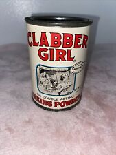 Vintage Clabber Girl Baking Powder Tin 10 oz picture