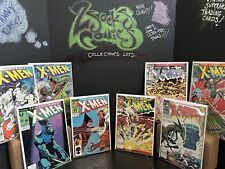 Uncanny X-Men 8 Comic Book Lot Marvel Comics 222-234 picture