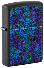 Zippo John Smith Gumbula Black Light Design Black Matte Windproof Lighter, 48625 picture
