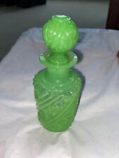 VINTAGE PRTIEUX FRENCH OPALINE GLASS PERFUME BOTTLE picture