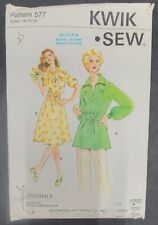 Vintage 1970's Kwik Sew Originals Pattern 577 Sizes 14-16-18 Kirsten Martensson picture