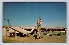 Tucumcari NM-New Mexico, Leatherwood Manor, Advertising Antique Vintage Postcard picture
