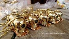 Lot Of 100 Pcs Diving Helmet Key Chain Ring Vintage Brass Marine Handmade Gift picture