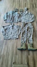 Complete Men's US Air Force Uniform Coat Trouser Hat Boots Set Camouflage w Name picture