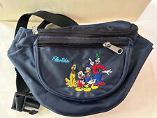 Vintage Disney Florida Fanny Pack Waist Bag Blue Mickey Goofy Pluto Donald picture