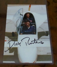 Dick Rutan signed autographed photo Air Force pilot Voyager NonStop globe trip picture