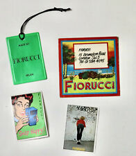FIORUCCI ephemera lot set hang tag store card stickers picture