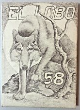 1958 BASIC HIGH SCHOOL Yearbook El Lobo Henderson Nevada picture
