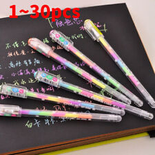 1~30x Creative Highlighters Gel Pen School Office Supplies Cute Gift NEW HOT picture