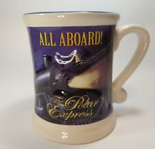 The Polar Express Collectible Mug - Ceramic with Blue Rim - All Aboard picture