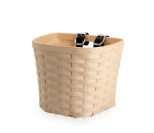 Longaberger 2022 Whitewashed Bicycle Basket & Protector **NEW** picture