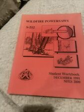 National Wildfire Power Saws Workbook - 1991 S-212 picture