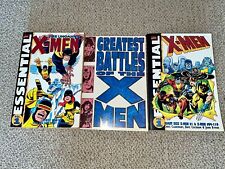 Lot of 3 Vintage MARVEL X-MEN Greatest Battles Essential Comic Book picture