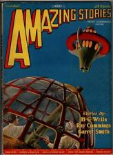 Amazing Stories Oct 1927 Frank R. Paul Cvr; H. G. Wells; Ray Cummings picture